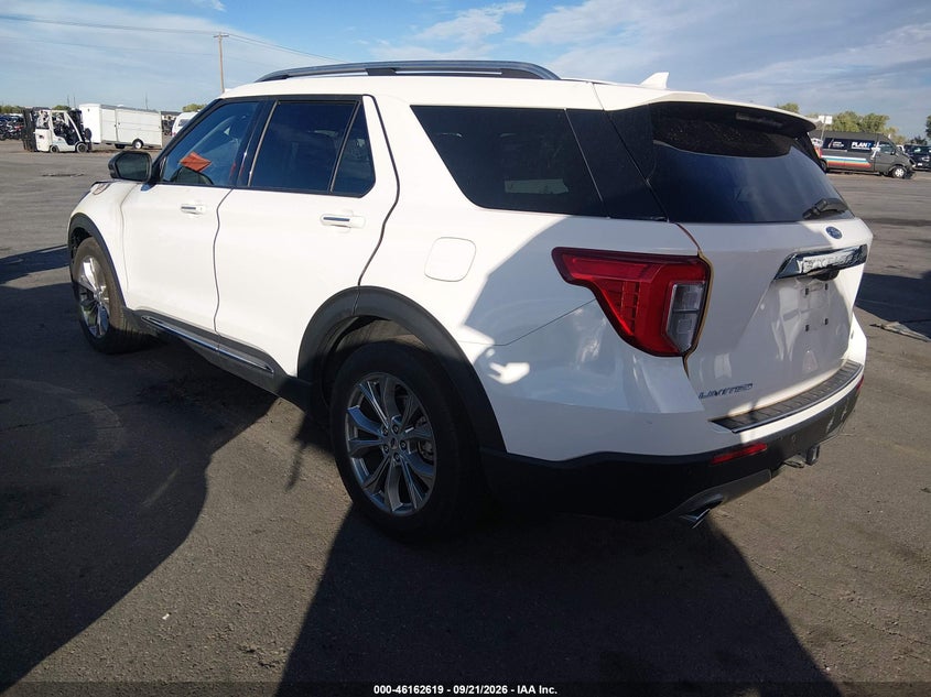 Vin: 1fmsk8fh6pgc39340, lot: 46662418, ford explorer limited 20233