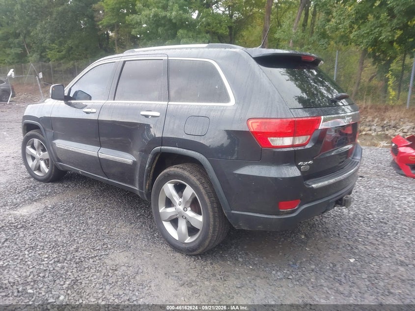 Vin: 1c4rjfcgxdc614672, lot: 46662423, jeep grand cherokee overland 20133