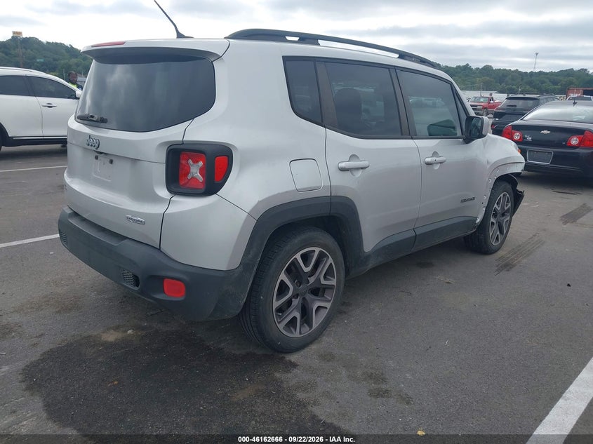 Vin: zaccjabt5fpc08448, lot: 46662465, jeep renegade latitude 20154