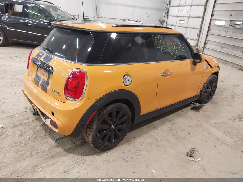 Vin: wmwxp7c51g3892890, lot: 46662476, mini hardtop cooper s 20164