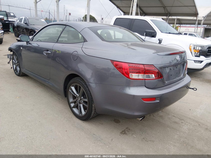 Vin: jthfe2c23d2509772, lot: 46662547, lexus is 350c 20133