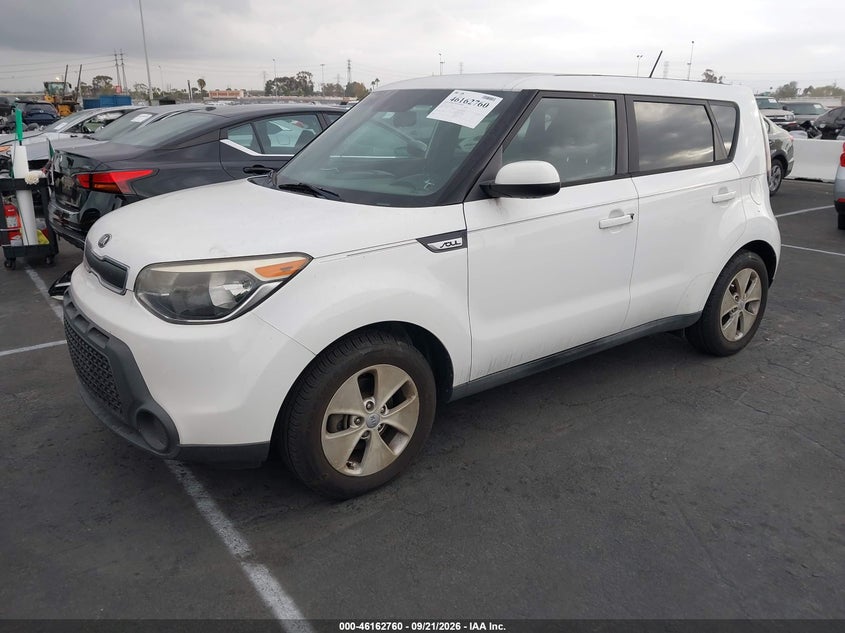Vin: kndjn2a27f7178165, lot: 46662559, kia soul 20152