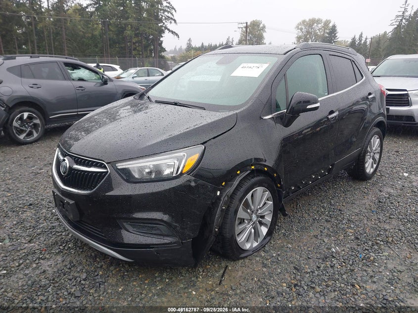 Vin: kl4cjasb5hb041944, lot: 46662586, buick encore preferred 20172