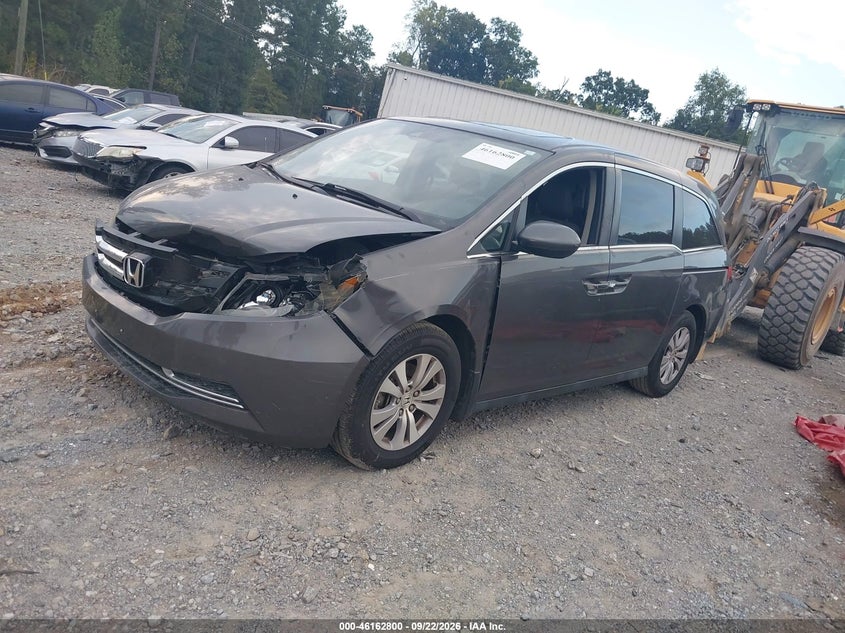 Vin: 5fnrl5h6xfb047468, lot: 46662599, honda odyssey ex-l 20152