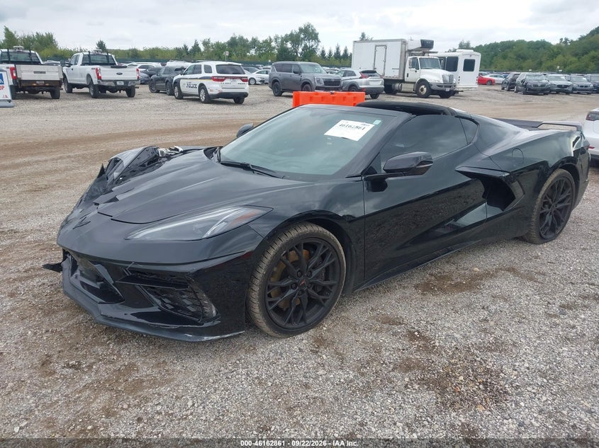 Vin: 1g1yb2d41p5114648, lot: 46662660, chevrolet corvette stingray rwd  2lt 20232