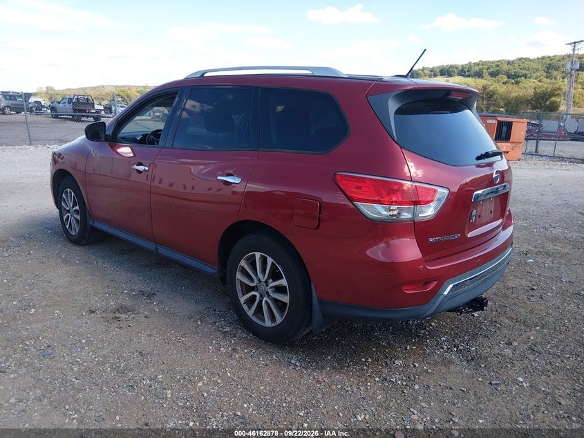 Vin: 5n1ar2mmxfc692631, lot: 46662677, nissan pathfinder sv 20153