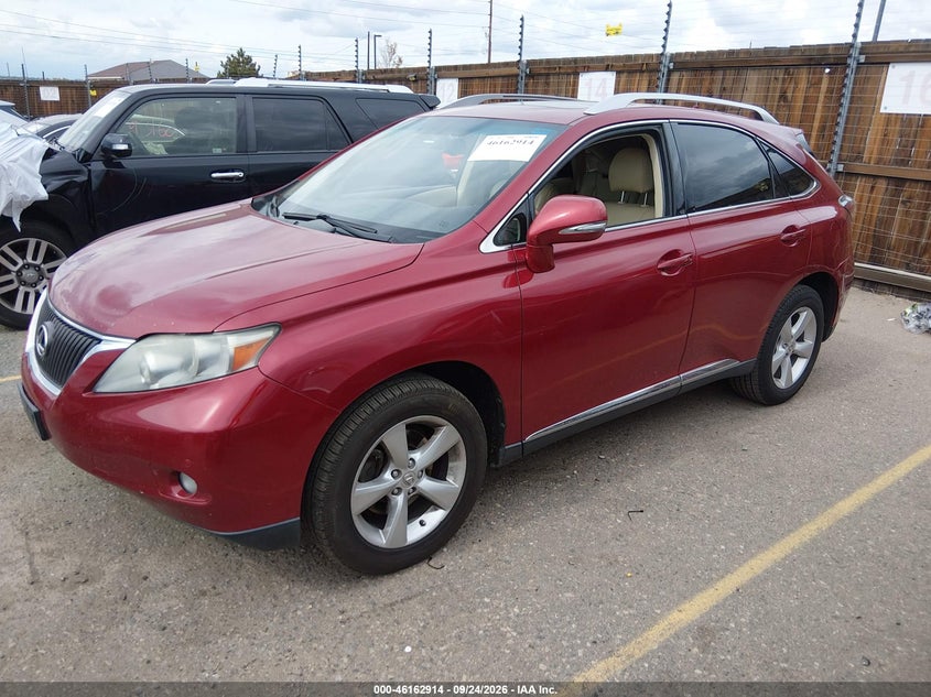 Vin: 2t2bk1ba6ac041444, lot: 46662713, lexus rx 350 20102