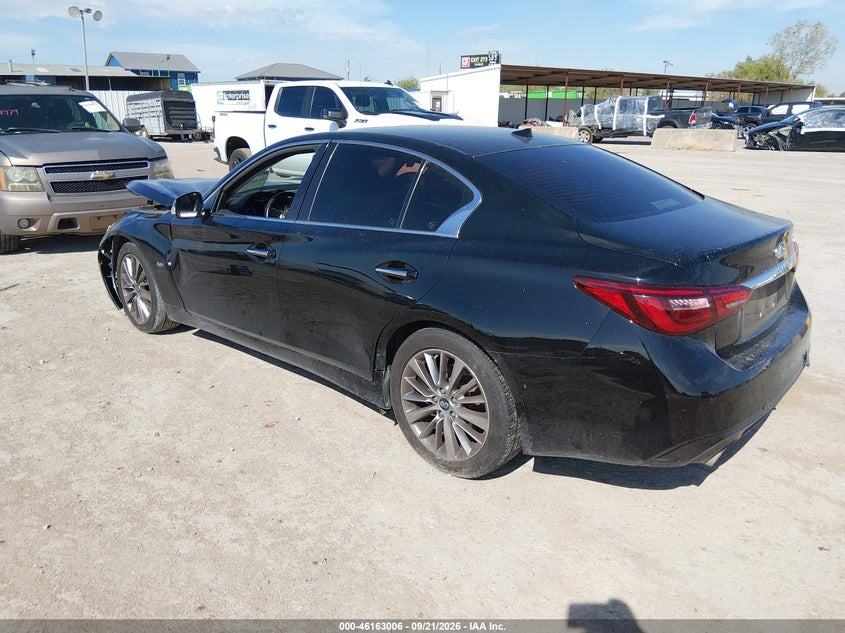 Vin: jn1ev7apxjm362166, lot: 46662805, infiniti q50 3.0t luxe 20183