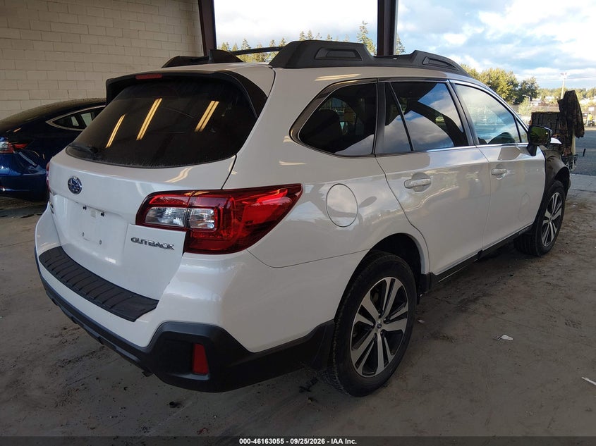 Vin: 4s4bsakc7j3341438, lot: 46662854, subaru outback 2.5i limited 20184