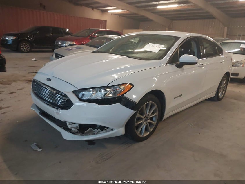Vin: 3fa6p0lu2hr382294, lot: 46662855, ford fusion hybrid se 20172