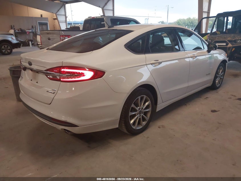 Vin: 3fa6p0lu2hr382294, lot: 46662855, ford fusion hybrid se 20174