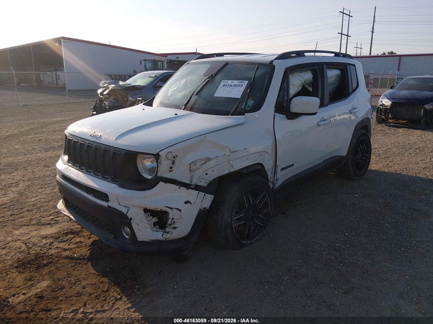 Vin: zacnjabb2kpk68517, lot: 46662858, jeep renegade latitude fwd 20192