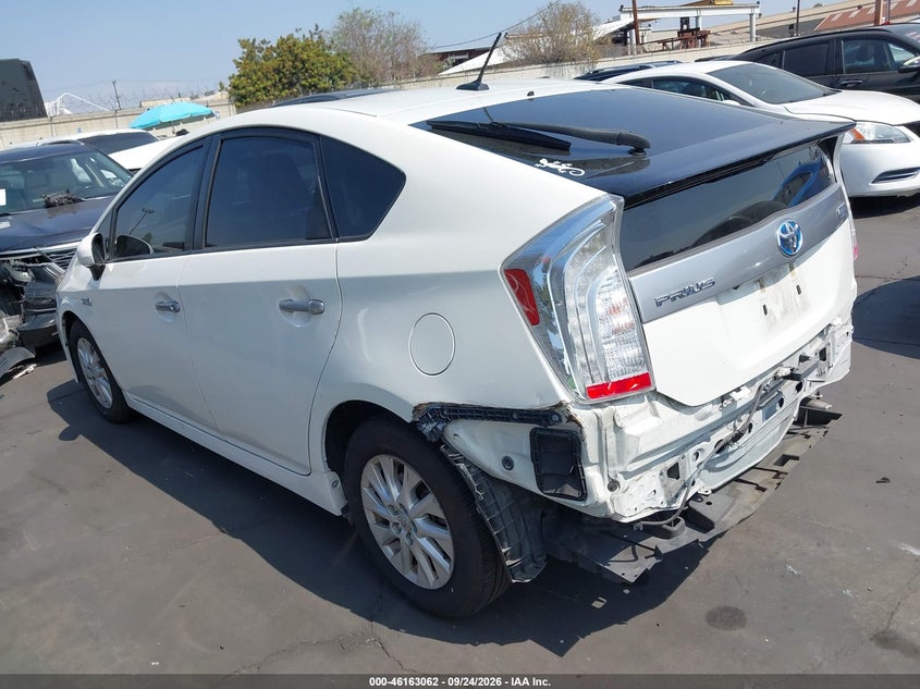 Vin: jtdkn3dp8e3056308, lot: 46662861, toyota prius plug-in 20143