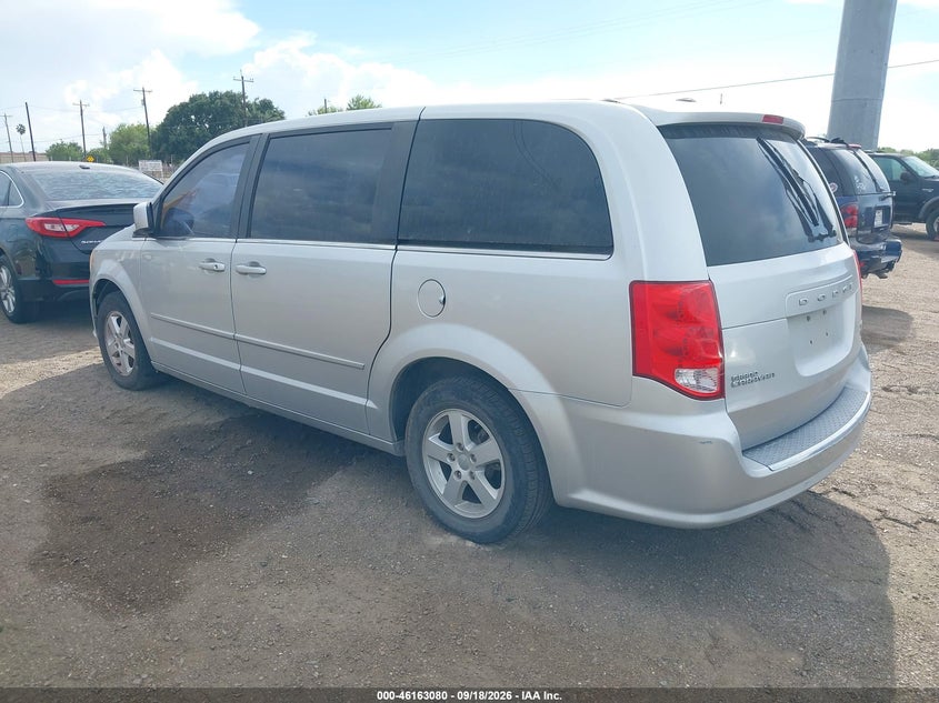 Vin: 2c4rdgdg5cr100732, lot: 46662879, dodge grand caravan crew 20123