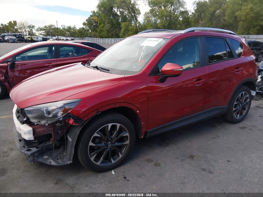 Vin: jm3ke4dy2g0844981, lot: 46662889, mazda cx-5 grand touring 20162