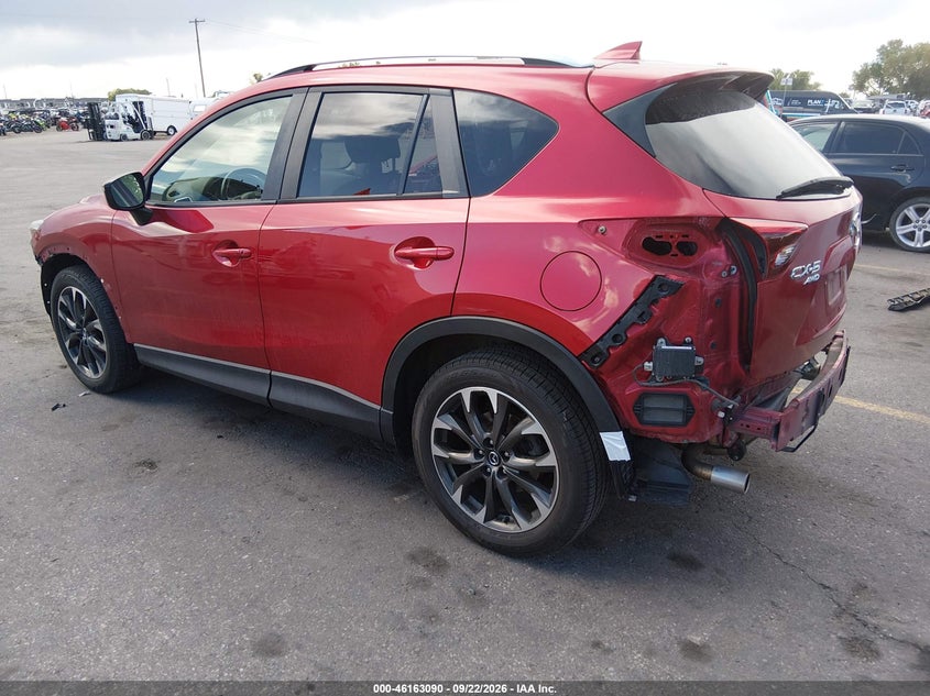 Vin: jm3ke4dy2g0844981, lot: 46662889, mazda cx-5 grand touring 20163
