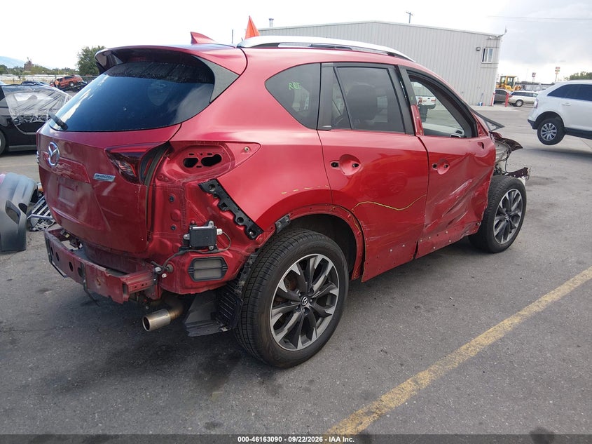 Vin: jm3ke4dy2g0844981, lot: 46662889, mazda cx-5 grand touring 20164