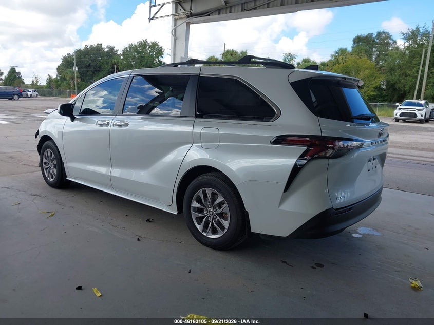 Vin: 5tdyrkec5ss278853, lot: 46662904, toyota sienna xle 20253