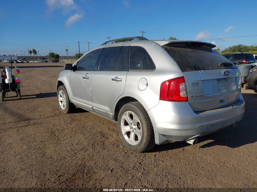 Vin: 2fmdk3jc8bbb47802, lot: 46662924, ford edge sel 20113