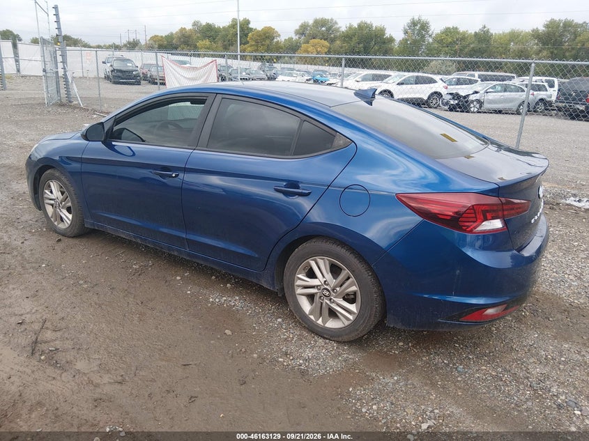 Vin: 5npd84lfxkh434594, lot: 46662928, hyundai elantra sel 20193