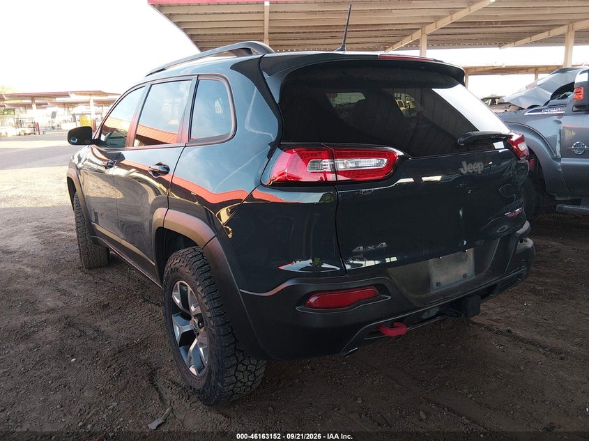 Vin: 1c4pjmbs2hw563822, lot: 46662951, jeep cherokee trailhawk 4x4 20173