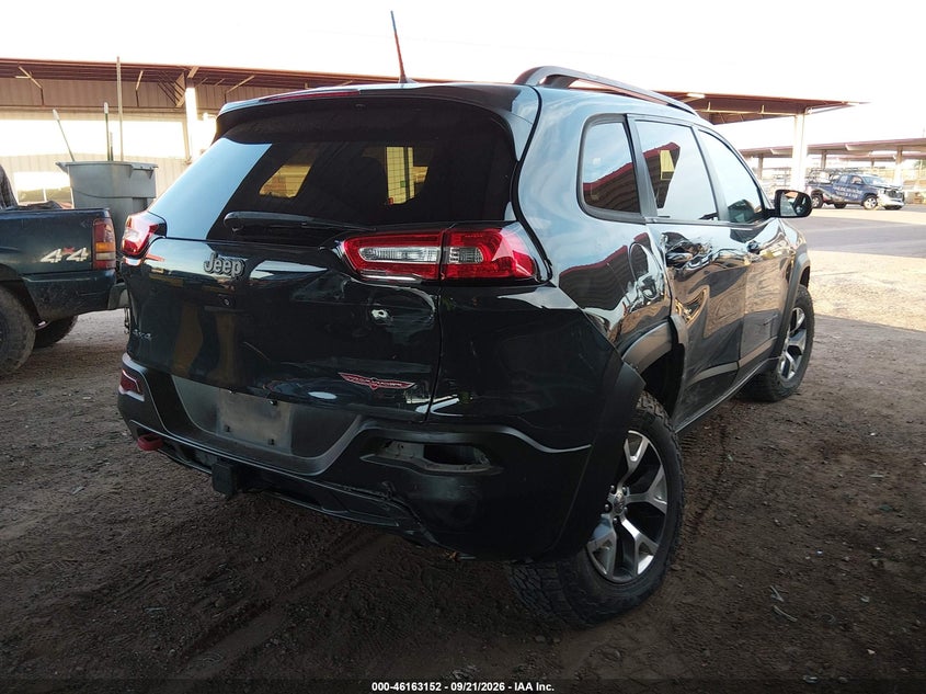 Vin: 1c4pjmbs2hw563822, lot: 46662951, jeep cherokee trailhawk 4x4 20174