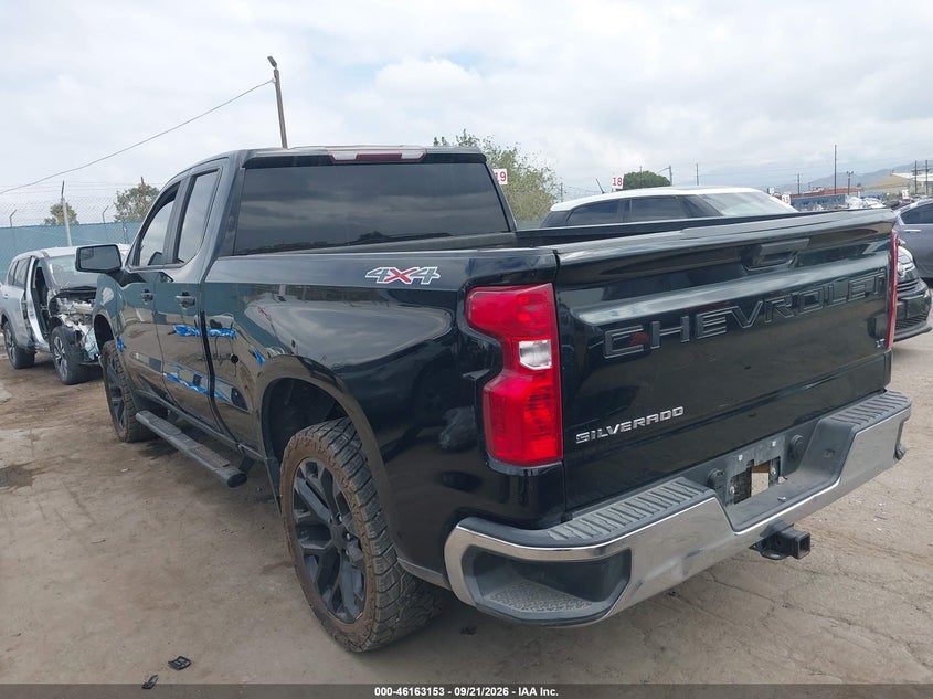 Vin: 1gcryded4lz266057, lot: 46662952, chevrolet silverado 1500 4wd  standard bed lt 20203