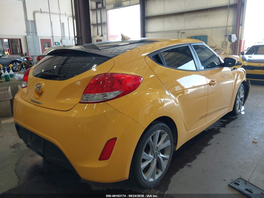 Vin: kmhtc6ad6gu272933, lot: 46662973, hyundai veloster 20164