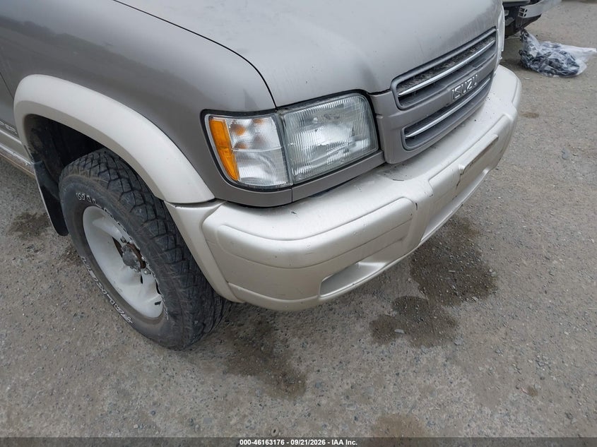 ISUZU TROOPER 2001 VIN JACDJ58X117J05618