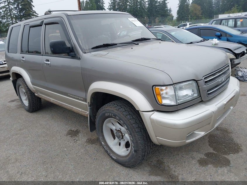 ISUZU TROOPER 2001 VIN JACDJ58X117J05618