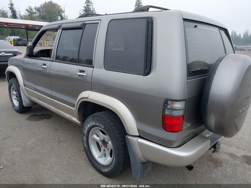 ISUZU TROOPER 2001 VIN JACDJ58X117J05618