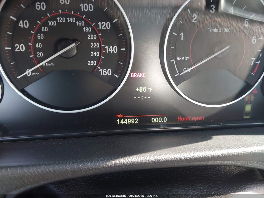 BMW 335I 2013 VIN WBA3A9G56DNP36737