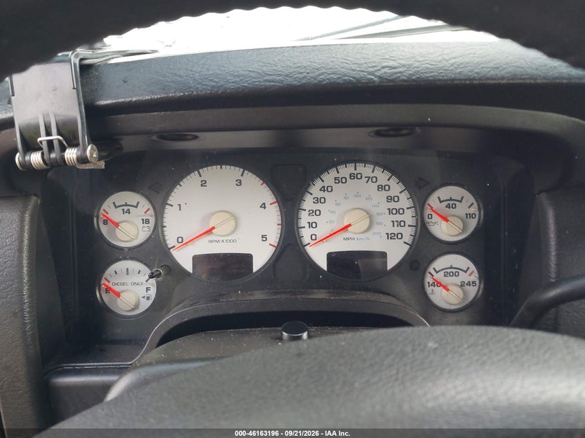 DODGE RAM 2500 2005 VIN 3D7KR28C45G851767