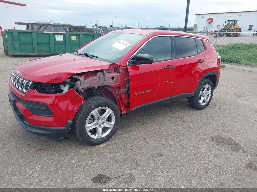 Vin: 3c4njdan1pt513470, lot: 46663008, jeep compass sport 4x4 20232