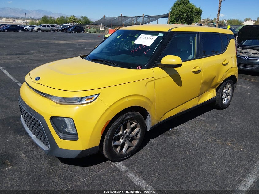Vin: kndj23au7l7093340, lot: 46663010, kia soul s 20202
