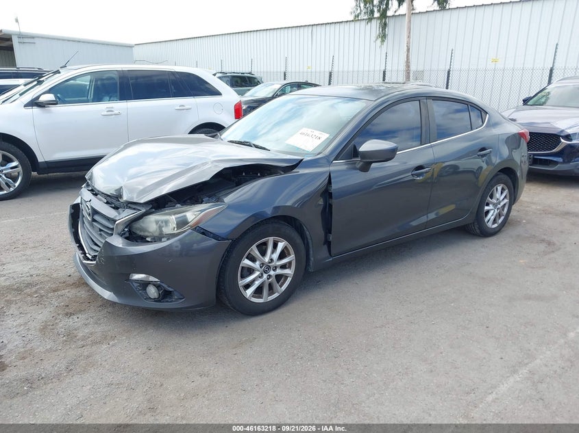 Vin: jm1bm1w75f1224021, lot: 46663017, mazda mazda3 i grand touring 20152