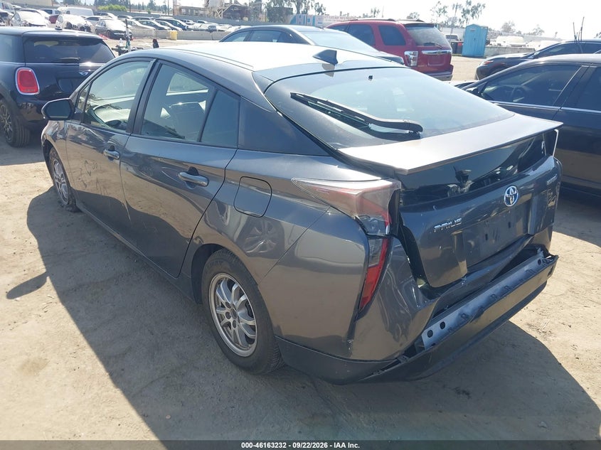 Vin: jtdkbrfuxg3016572, lot: 46663031, toyota prius two 20163
