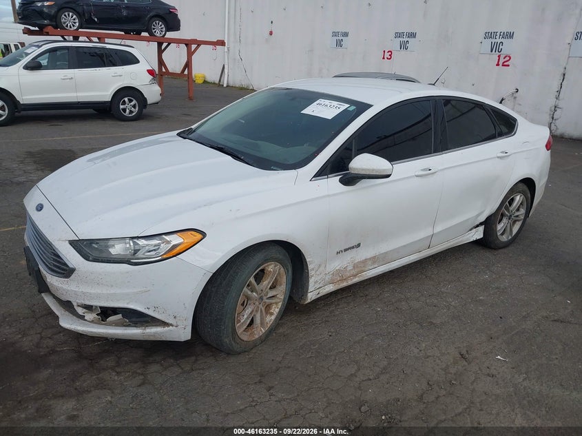 Vin: 3fa6p0luxjr246582, lot: 46663034, ford fusion hybrid se 20182