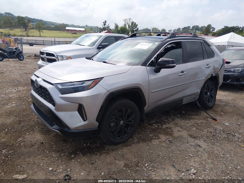 Vin: 4t3e6rfv6nu100988, lot: 46663071, toyota rav4 hybrid xse 20222