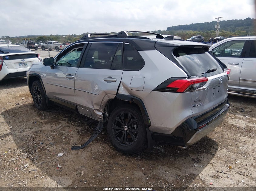 Vin: 4t3e6rfv6nu100988, lot: 46663071, toyota rav4 hybrid xse 20223