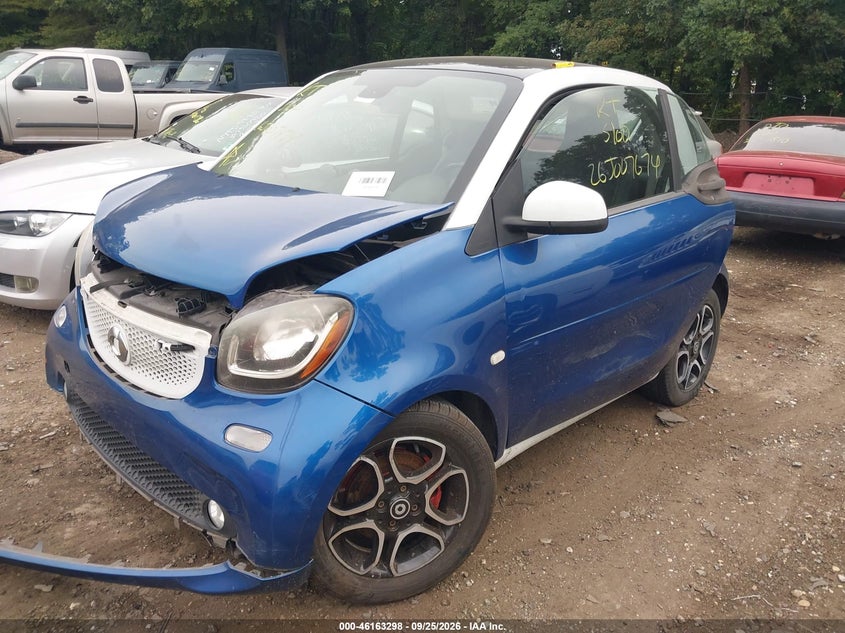 2016 Smart Fortwo, Невідомо, IAAI, VIN WMEFJ5DA8GK072054 — фото 2