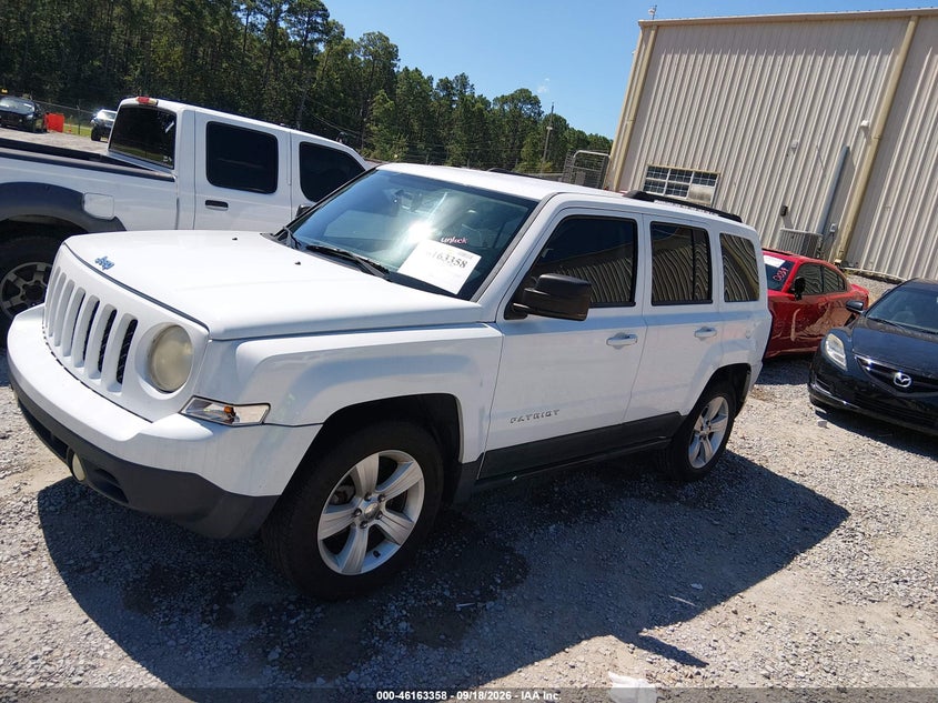 Vin: 1c4njpfb4cd706650, lot: 46663157, jeep patriot latitude 20122