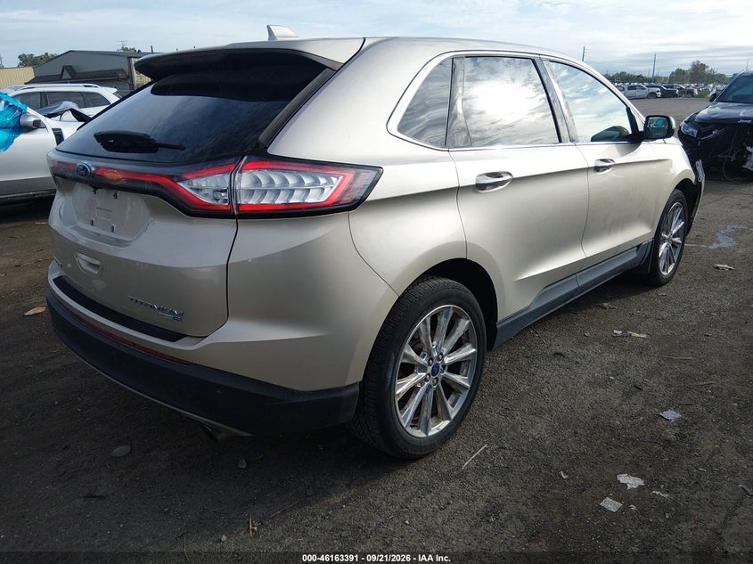 Vin: 2fmpk4k98hbb35941, lot: 46663190, ford edge titanium 20174