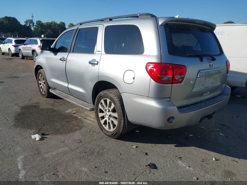 Vin: 5tdjw5g15as026803, lot: 46663199, toyota sequoia limited 5.7l v8 20103