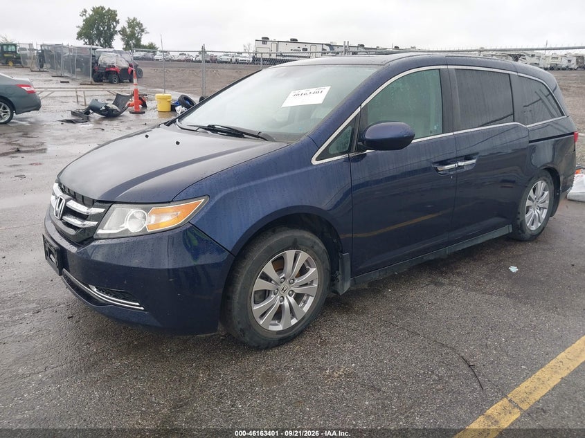 Vin: 5fnrl5h69gb132139, lot: 46663200, honda odyssey ex-l 20162