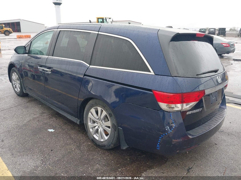 Vin: 5fnrl5h69gb132139, lot: 46663200, honda odyssey ex-l 20163