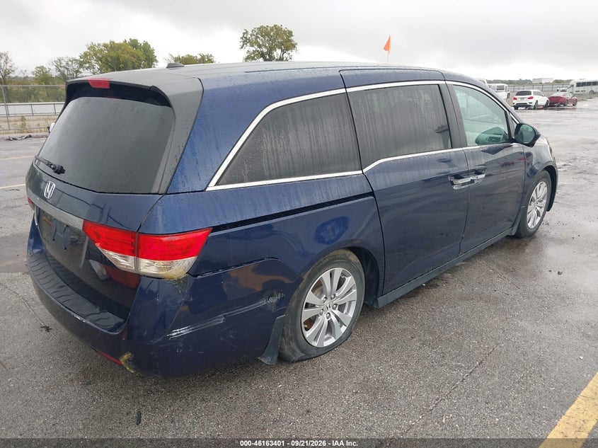 Vin: 5fnrl5h69gb132139, lot: 46663200, honda odyssey ex-l 20164