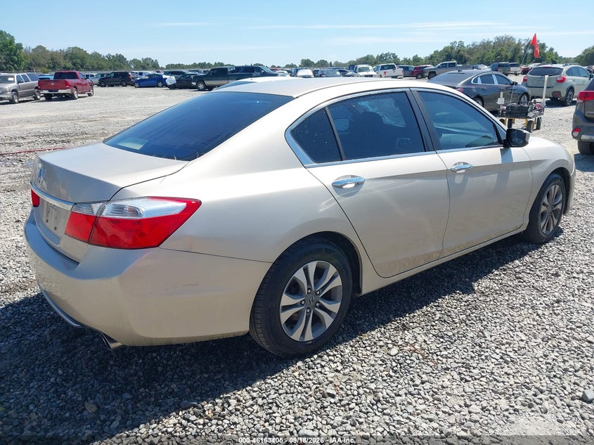 Vin: 1hgcr2f32da264161, lot: 46663204, honda accord lx 20134