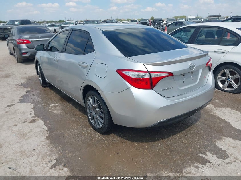Vin: 5yfburhe4fp206471, lot: 46663268, toyota corolla s 20153