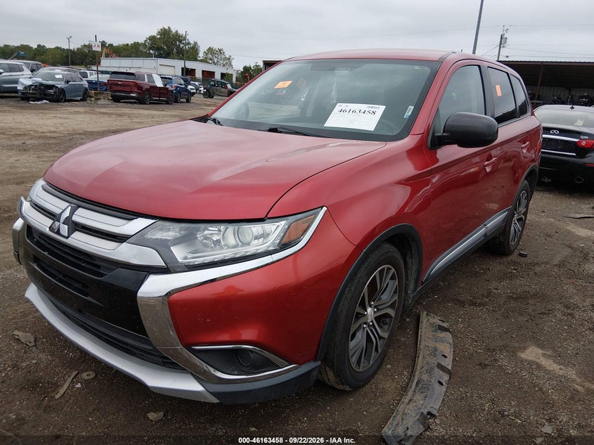 Vin: ja4az3a32gz015068, lot: 46663300, mitsubishi outlander es 20162